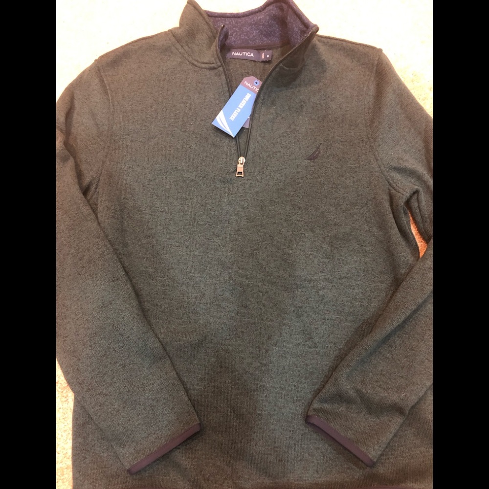 NWT nautica 1/4 zip fleece